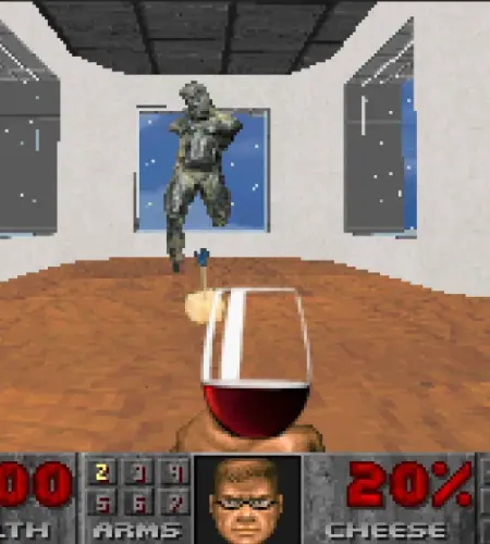 The Gallery Experience – DOOM with a glass of wine